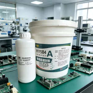 Two-Component Silicone Potting Adhesive Self-Leveling Electronic Grade Flame Retardant Sealant