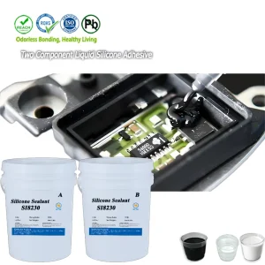 Two-Component Thermal Conductive Silicone AB Glue 0.8~3.0W/mk Electronic Sealing Potting Compound for Woodworking