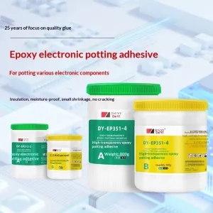 Two-Component Transparent Epoxy Resin Potting Glue for Insulating and Waterproof Circuit Board Protection
