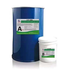 Two-Part Polysulfide Silicone Sealant for Construction Glass Crack Sealing, Plastic Film Lamination, Polyurethane, and Wall Bonding