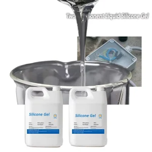 Two-Part Waterproof Blue and Clear Liquid Silicone Gel Sealant for Cable Junction Boxes and Woodworking