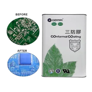 UL94 V 0 Flame Retardant UV Dual Curing Moisture Resistant PCBa Conformal Coating Adhesive for Mobile Electronic Components