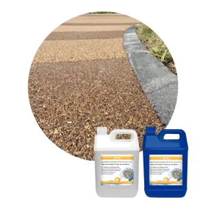 UV-Resistant Clear Epoxy Resin for Pebble Stone Outdoor Floor Coating and Construction Adhesive Sealant