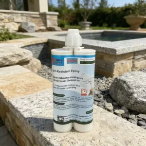 UV Resistant Epoxy Structural Adhesive Waterproof 2 Component Sealant for Outdoor Stone Granite Landscaping