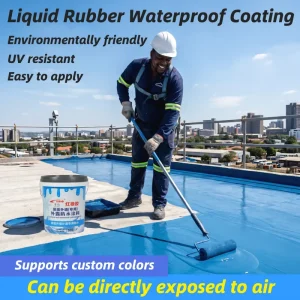 UV-Resistant High-Elastic Liquid Rubber Acrylic Concrete Roofing Waterproof Coating