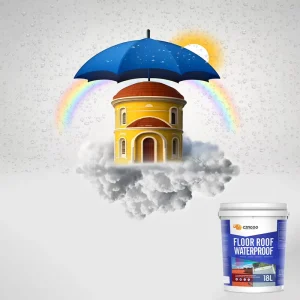 UV-Resistant Polyurethane Rubber Roof Waterproof Coating for Concrete Roofs