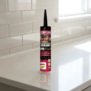 Ultra Clear Transparent Mildew Proof Weather Resistant Silicone Sealant High Gloss Smooth Furniture Interior Construction