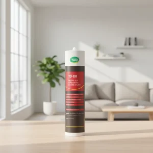 Ultra-Durable Acetic Silicone Sealant for Woodworking, Construction, Interior Glass, and Windows