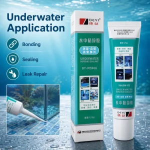 Underwater Silicone Bonding Sealant Waterproof Adhesive for Aquariums Pools Ponds and Water Tanks