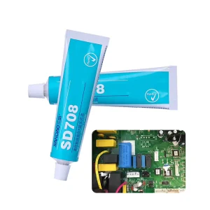 Universal Translucent Bonding Silicone RTV Sealant Multipurpose Adhesive Industrial Glue for Electronic PCB