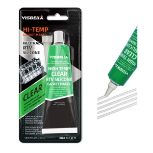 Visbella Clear Silicone Gasket Sealing RTV Silicone Gasket Maker Sealant