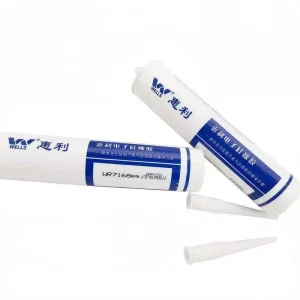 WR7168R9 White RTV Silicone Adhesive Sealant for PCB, LED, Woodworking, and Construction