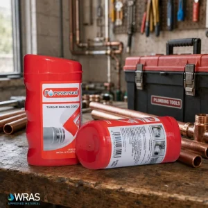 WRAS Approved 160M High-Pressure PTFE Thread Sealing Cord for Potable Drinking Water & Gas Pipe Seals
