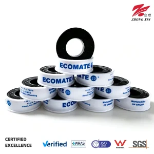 WRAS Watermark High-Density PTFE Pipe Thread Seal Tape 12mm -190C to +370C