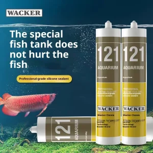 Wacker Glass Glue Waterproof Acid resistant Fast drying Aquarium & Fish Tank Glue Model PET 155 GP Sealant Irregular Shape
