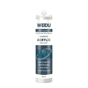 Water-Based Acrylic Caulk Paintable for Door Frame, Interior Wall and Ceiling Sealing, 300ml