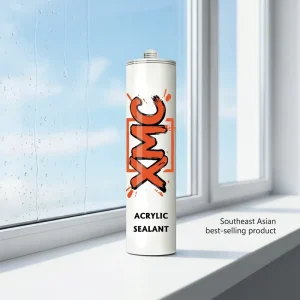Water-Based Acrylic Sealant XMCA05 Eco-Friendly Paintable Caulk for Drywall Baseboards and Door Frames