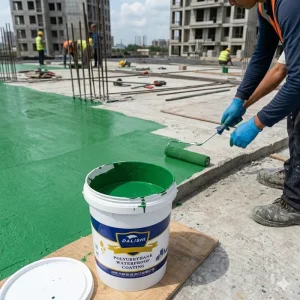 Water-Based Polyurethane Sealant 1K Flexible Liquid Waterproofing Membrane for Roof and Concrete Crack Filling