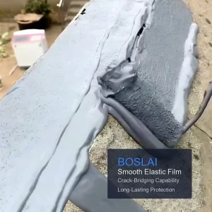 Water-Based Polyurethane Waterproof Coating with Elastic Membrane for Roofs, Basements, Bathrooms, Swimming Pools, and Outdoor Tiles