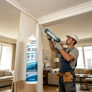 Water-Cleanup Acrylic Sealant Caulk for Crown Molding Sealing