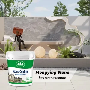 Water Resistant Customizable Outdoor Stone Coating Marble Paint Exterior Wall