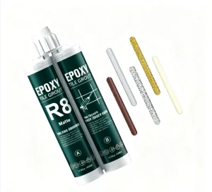 Waterproof AB Two Component Ceramic Caulking Grout Gap Filler Tile Grout Epoxy Grout Injection Pipe