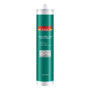 Waterproof Acetic Silicone Sealant Fast Curing for Bathroom and Construction Sanitary Sealing
