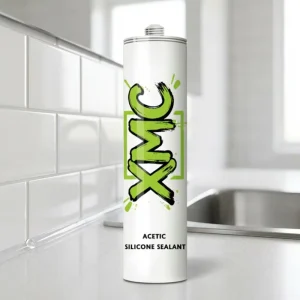Waterproof Acetic Silicone Sealant XMC300 for Bathroom Kitchen Glass Sealing