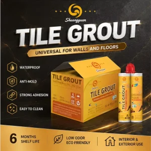 Waterproof Anti-Mildew Two-Component Epoxy Tile Grout for Kitchen Bathroom Floor and Wall Joint Sealing