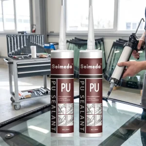 Waterproof Black Polyurethane PU Auto Glass Windshield Sealant and Adhesive