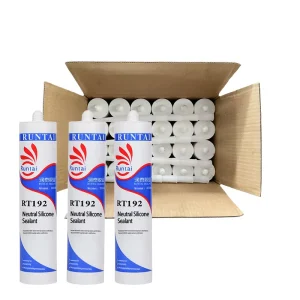 Waterproof Clear Black Neutral-Cure Silicone Adhesive for Aluminum Window Door Construction and Woodworking