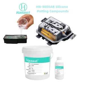 Waterproof Clear Two-Part Silicone Potting Sealant for Electric Vehicle Controllers 10:1 Thermally Conductive