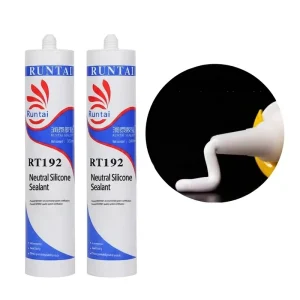 Waterproof Clear and Black Neutral-Cure Silicone Adhesive for Aluminum Window and Door Frames
