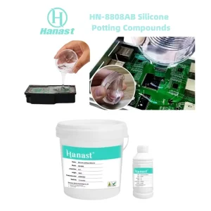 Waterproof Conductive Silicone RTV Potting Compound Electronics Adhesive Sealant for PCB Drivers and Batteries
