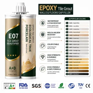 Waterproof Epoxy Grout Anti-Dirt Decorative Sealant for Kitchen Walls