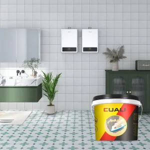 Waterproof Epoxy Resin Tile Grout and Adhesive for Swimming Pool Mosaic Joints, Glass Appearance