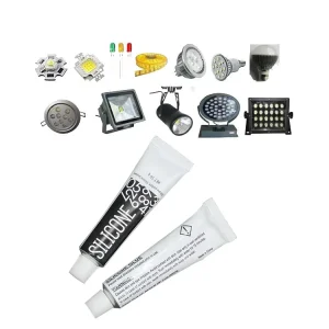 Waterproof High Temperature Silicone Adhesive Sealant LED Glue for Electronic Components