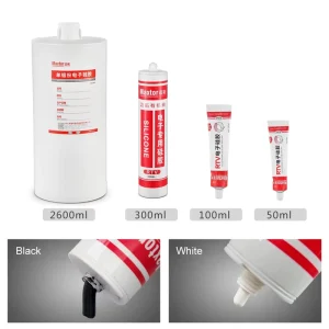 Waterproof Insulating Silicone Sealant for Electronics and Lamps, Flexible Adhesive, IP68 Rated, Heat-Resistant