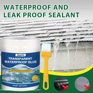 Waterproof Leak Repair Sealant, Penetrating Waterproof Coating for Roof, Exterior Wall & Tile Protection