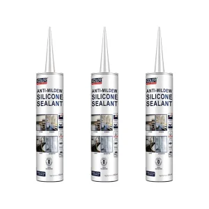 Waterproof Mildew Proof Transparent Silicone Sealant for Kitchen Bathroom Toilet