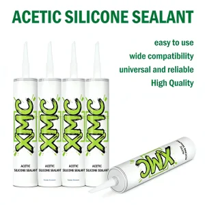 Waterproof Mildew Proof White Acetic Silicone Sealant for Kitchen Countertop and Sink XMC300