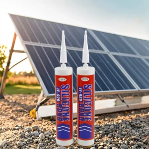 Waterproof PV Solar Panels Silicone Sealant for Junction Box Bonding Adhesive