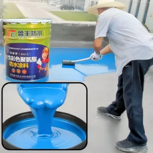 Waterproof Polyurethane Paint Water-Based Coating for Bathroom Walls, Tile, and Roof Sealing