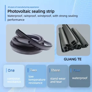 Waterproof Rainproof Windproof Photovoltaic Sealing Strip for Solar Panels