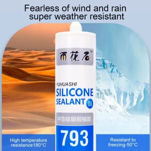 Waterproof Silicone Based Neutral Sealant Adhesive for Construction Transportation Woodworking Precast Concrete 300ml 600ml