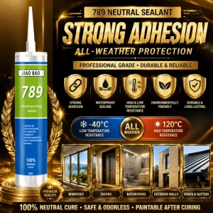 Waterproof Silicone Sealant for Doors Windows Kitchens Bathrooms Marble Curtain Walls and Glass
