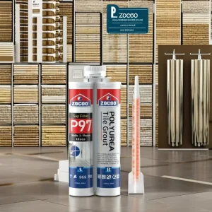 Waterproof Solvent Free Adhesives and Sealants Flexible Tile Grout for Ceramic and Mosaic Tiles