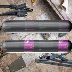 Waterproof and Weatherproof Indoor Outdoor Doors Windows Neutral Silicone Sealant Yaqi Brand Construction & Woodworking Use