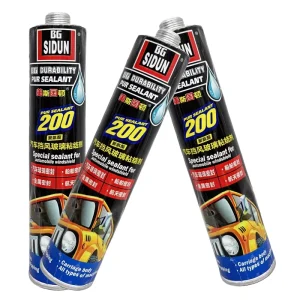 Weather-Resistant Black One-Component 300ml Automotive Polyurethane Glass Sealant