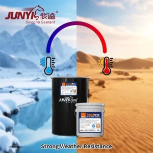 Weather Resistant Insulating Glass Black Two-Part Quick Drying Silicone Sealant